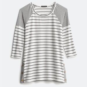 Pink Clover Lesia Side Button Detail shirt size medium